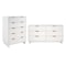 Manhattan Comfort Granville White 5-Drawer Chest and 6-Drawer Double Dresser, Set of 2 GRAN061 - alternate 6